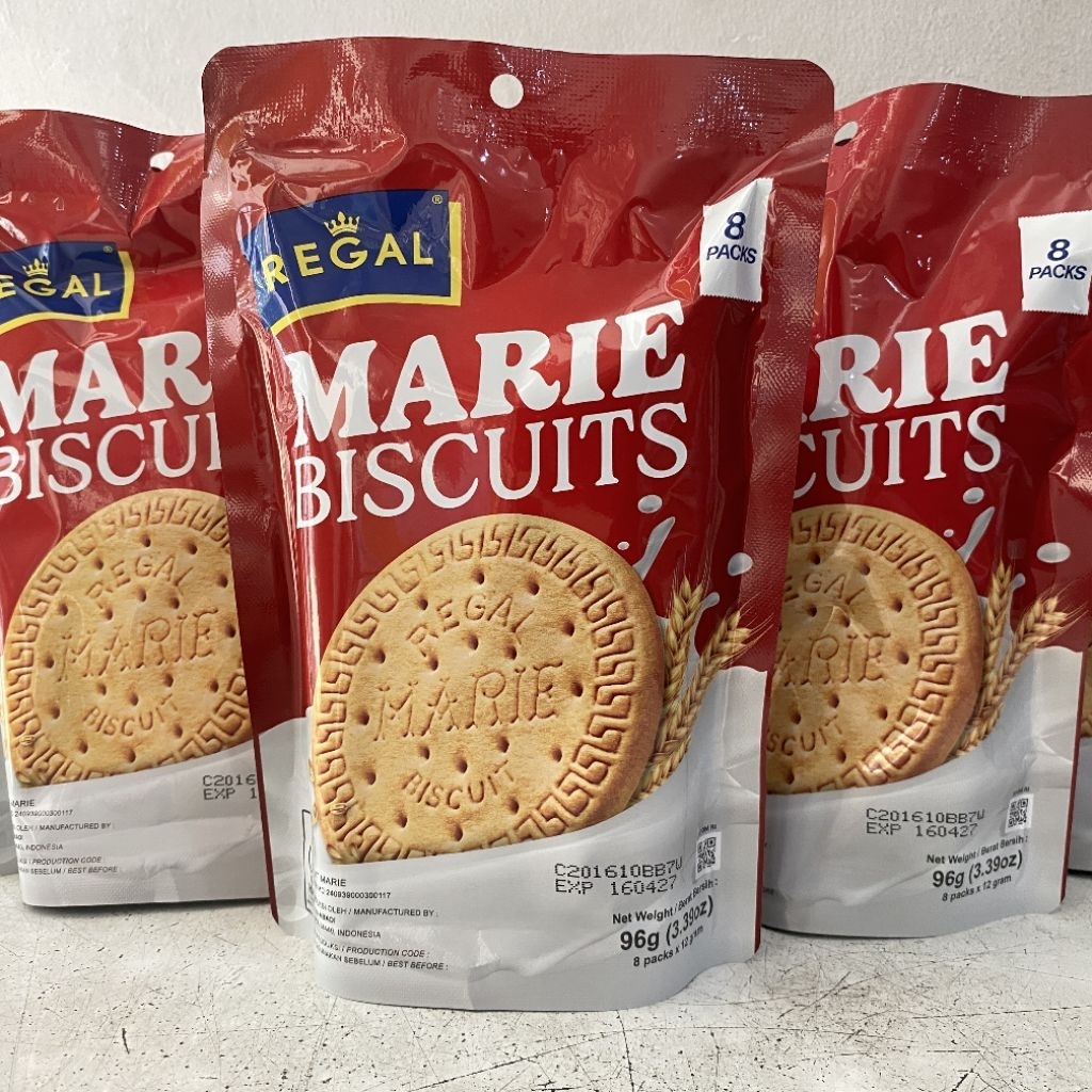 Regal marie biskuit 96 gram isi 8 sachet | biskuit regal | marie regal