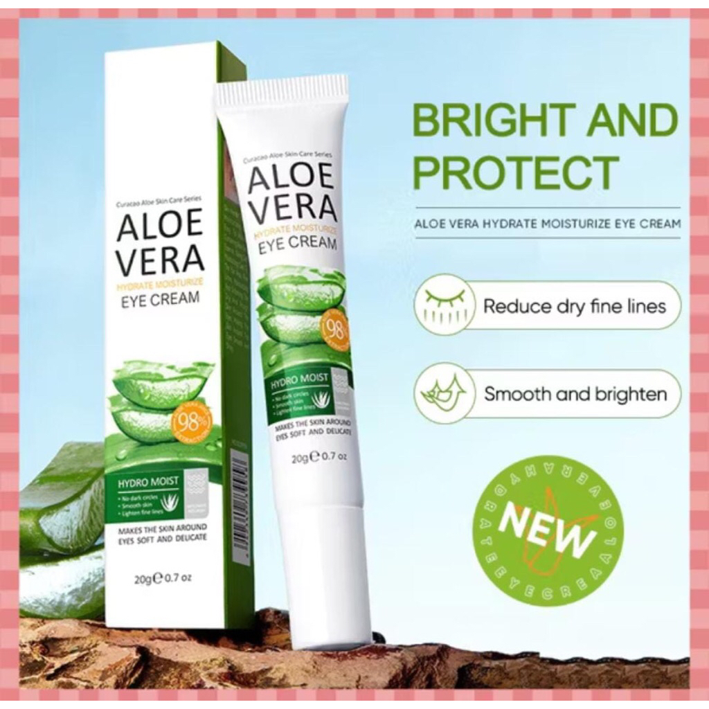 ALOE VERA HYDRATING EYE GEL CREAM penghilang keriput mata