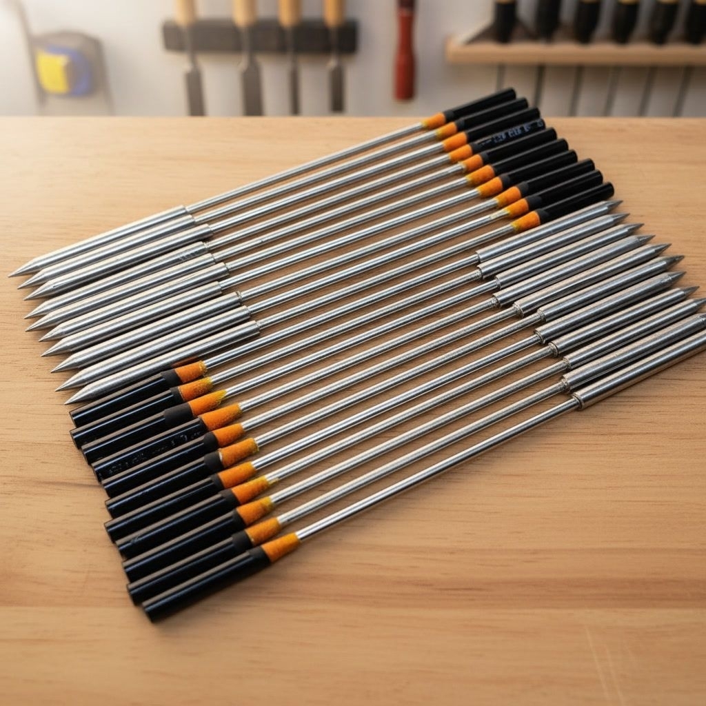 Paser Ikan 4mm Logam (Isi 10 Biji) 8cm-14cm