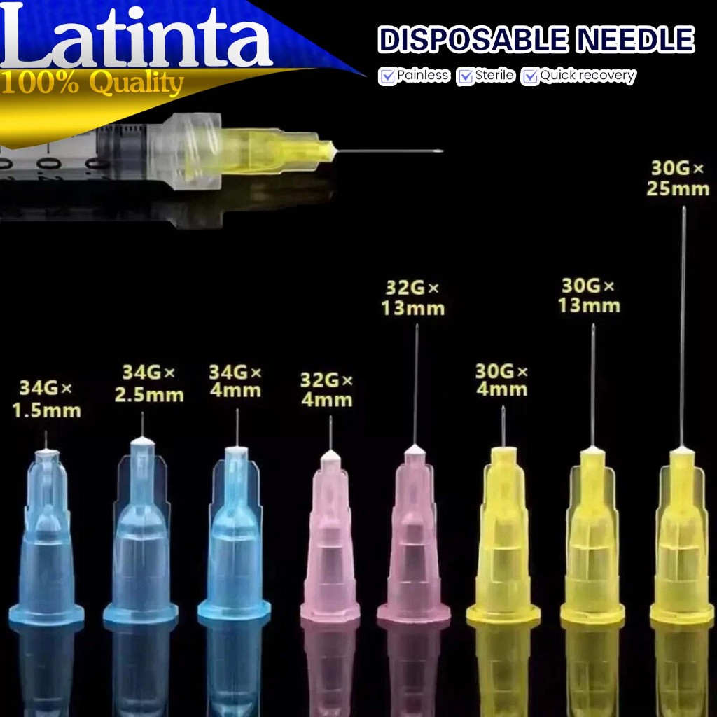 Meso Needle 30G 32G 33G 34G Sungshim Jarum Terapi Medical Grade Skin Booster Mesotherapy New Ecer