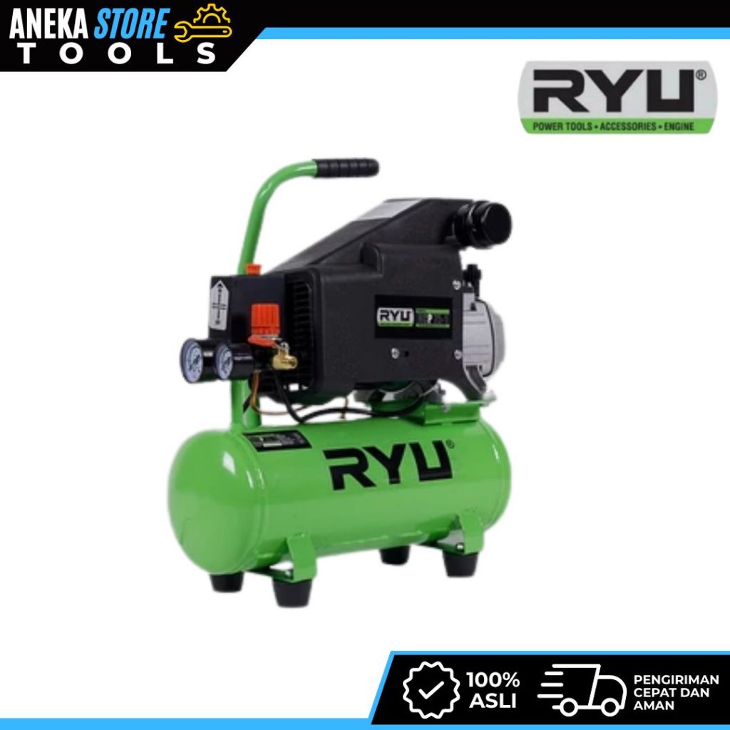 Ryu Compressor 10 liter RCP75-1 - mesin kompresor angin