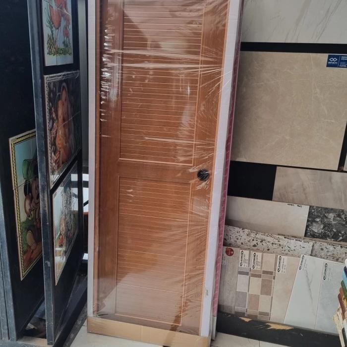 Pintu UPVC Aristo SE Polos Coklat Khusus Pengiriman D.I Yogyakarta