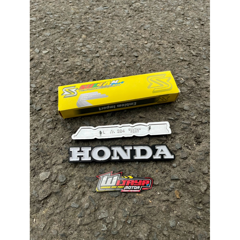 EMBLEM LOGO TANGKI HONDA CB 125 CB125 MERK SULTAN PART motorcyle