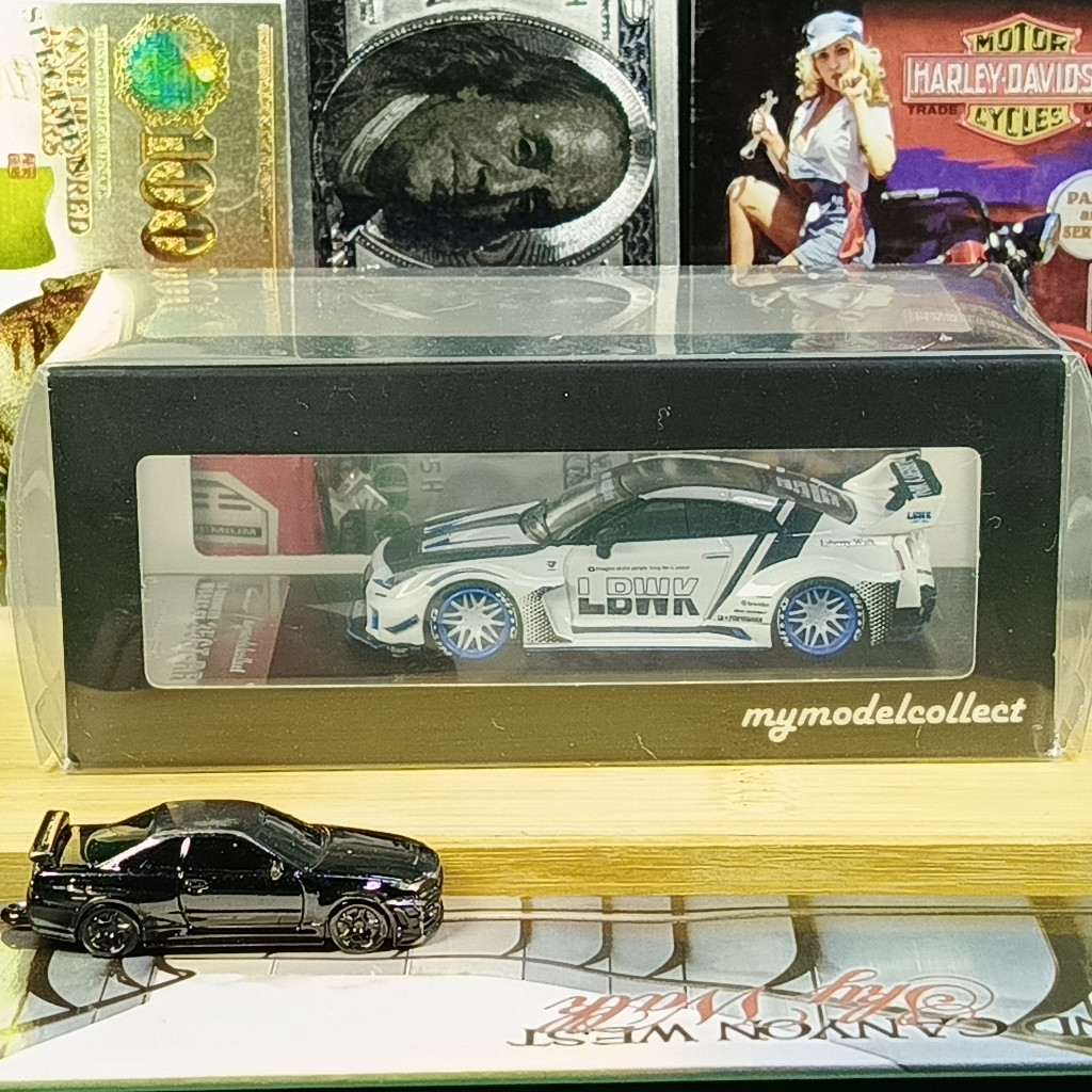 Mymodelcollect Nissan skyline GTR R35 LBWK white 35GT RR 1 of 999 diecast 1 64
