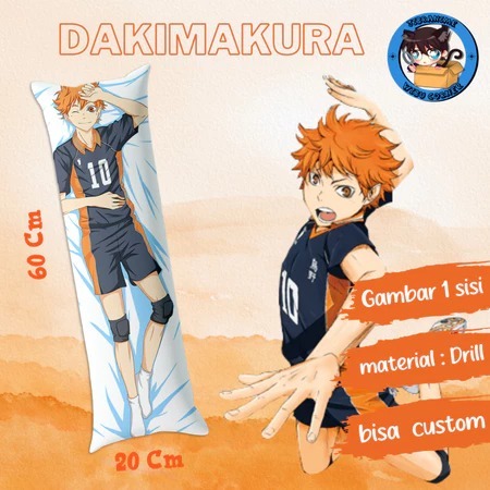 Dakimakura Premium HD / Bantal Guling Peluk Anime Hinata Haikyuu