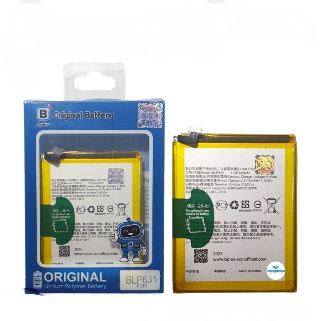 BATT B+ OPPO BLP631 OPPP F3/F5/F5+/F5 YOUTH 4G