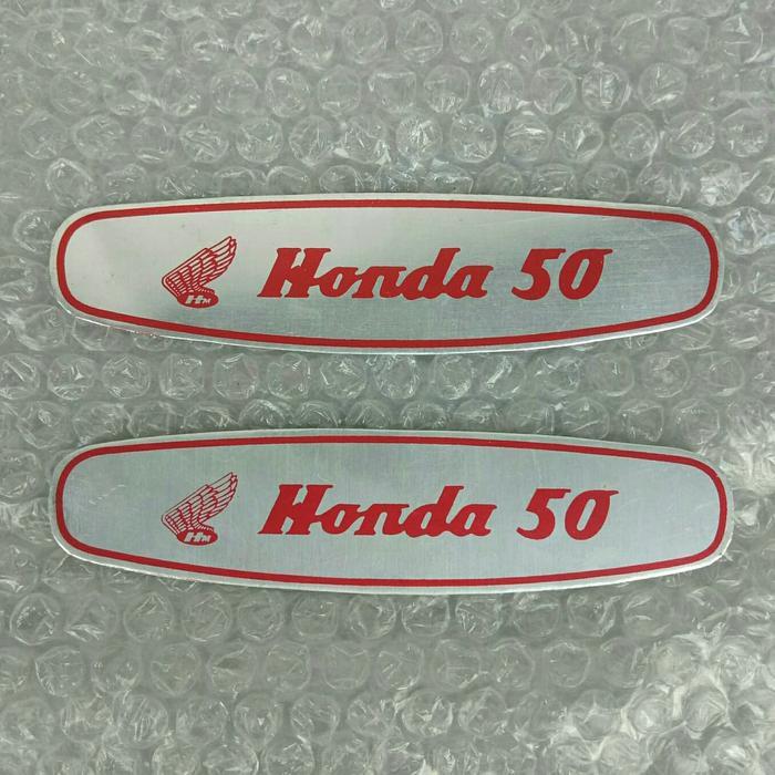 Sticker Tangki Almunium Honda C50 C 50 Pispot