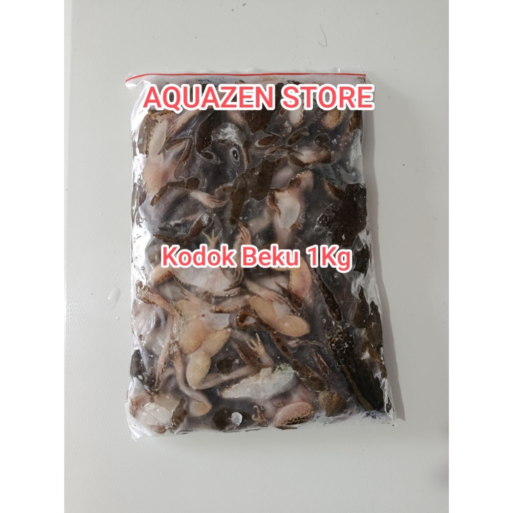 Kodok Beku Sawah Medium 1Kg / Kodok Pakan Arwana Predator / Kodok Sawah