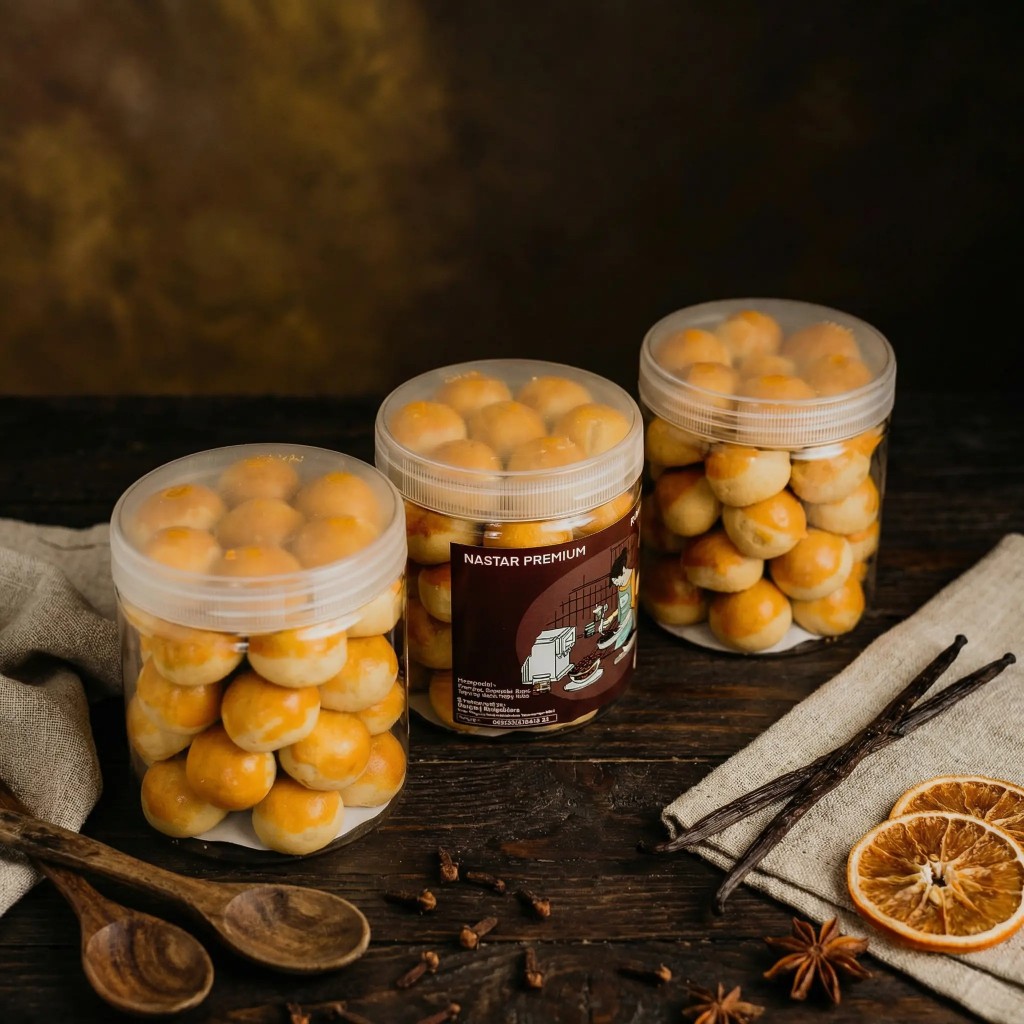 NASTAR PREMIUM Sultan Homade Enak Lembut Lumer nastar wisman keju 600ml kue lebaran