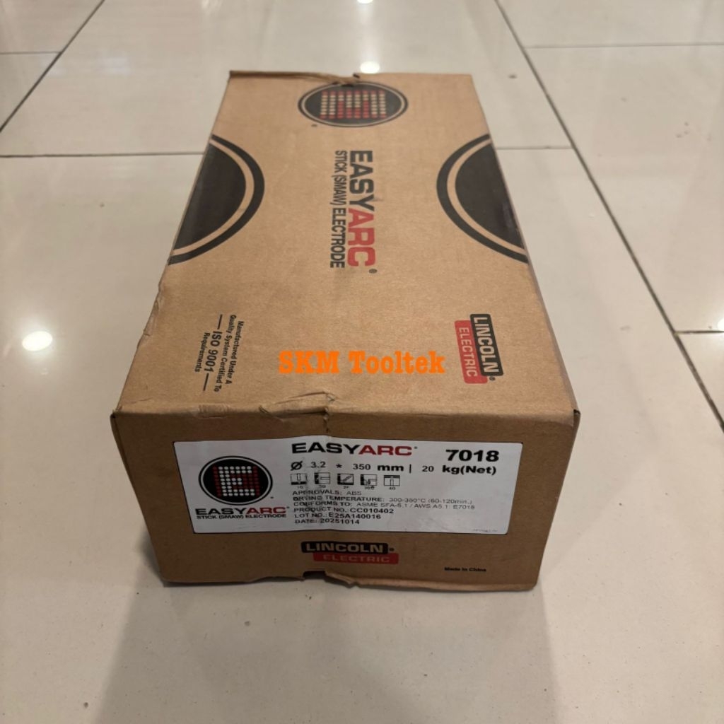 Kawat Las Lincoln Arc E7018 Dia. 3,2MM (20kg)