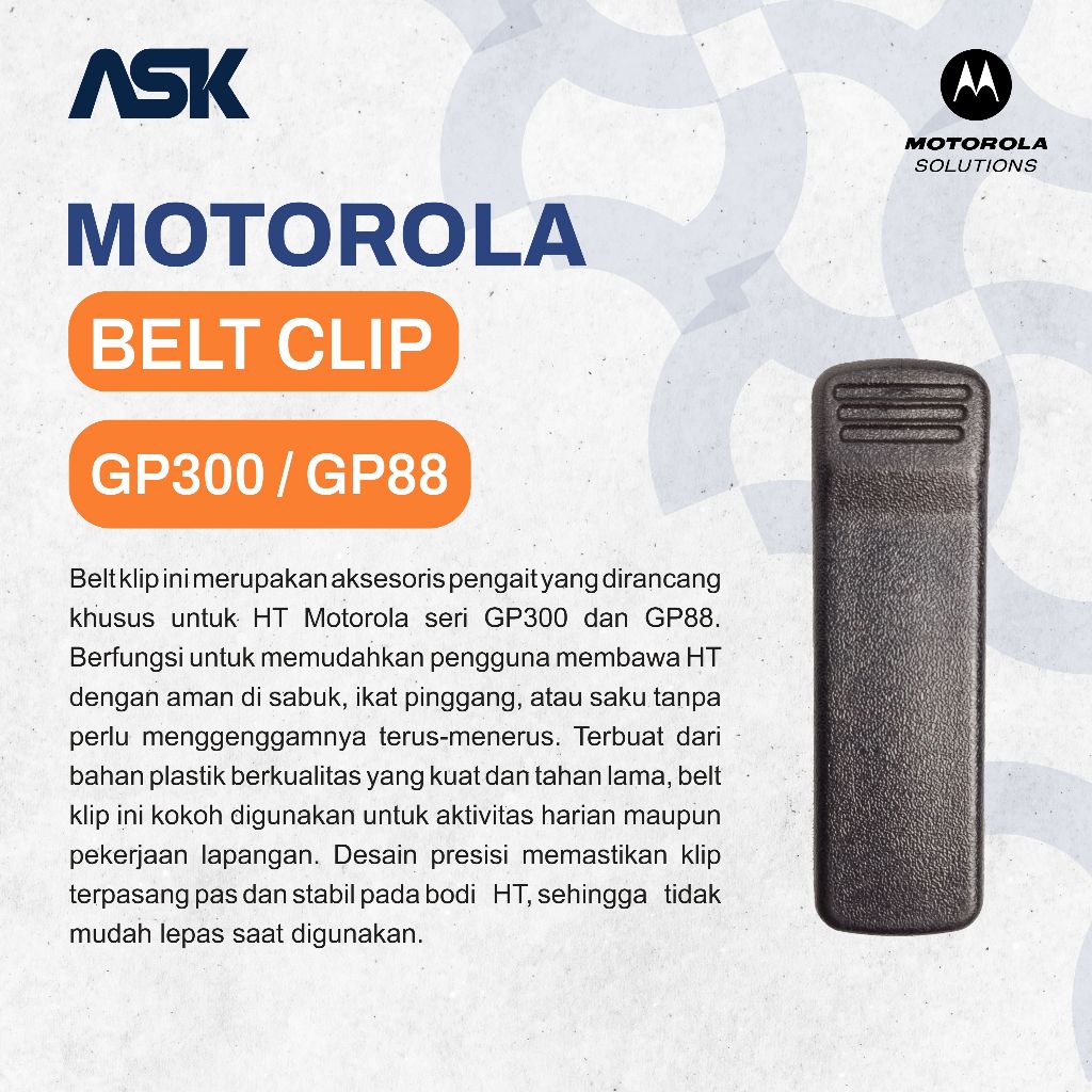 Belt Clip Handy Talky MOTOROLA / Belt Klip HT MOTOROLA