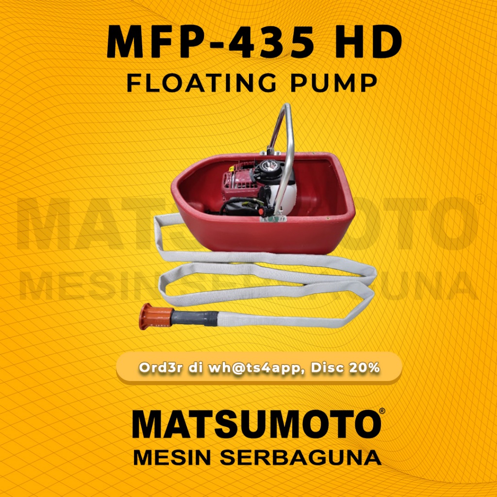 MATSUMOTO FLOATING PUMP/POMPA AIR MFP - 435 HD /POMPA AIR APUNG