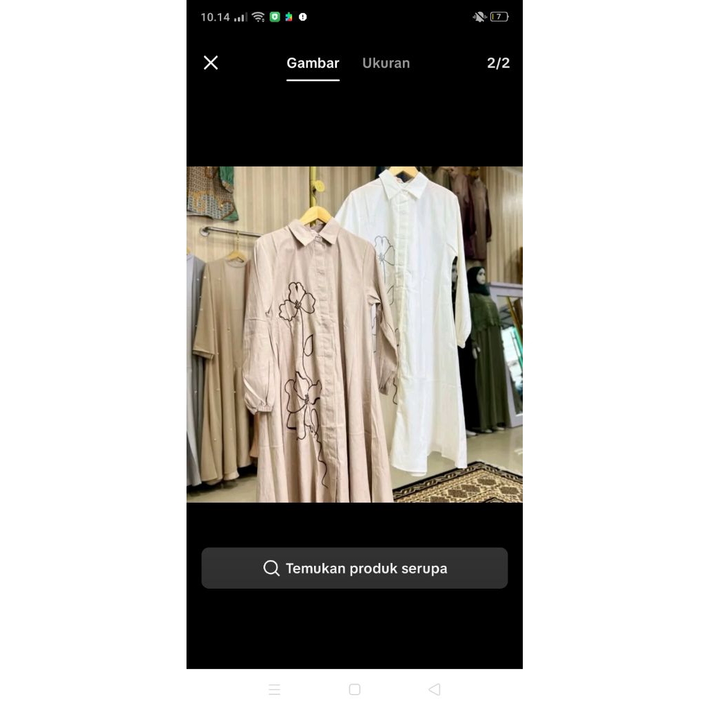 TUNIK DAN ATASAN WINODY TANPA HIJAB