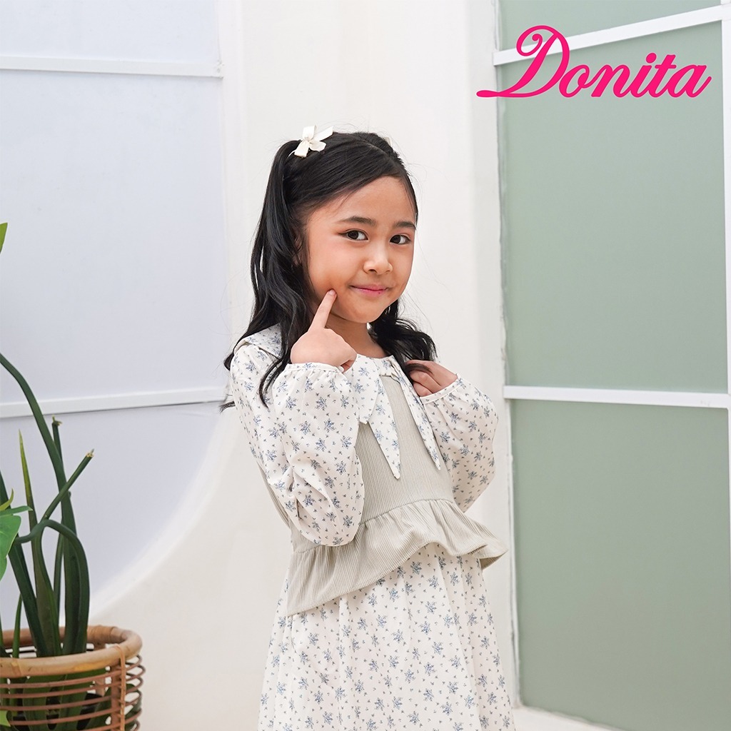 BAJU MUSLIM ANAK PEREMPUAN BRAND DONITA  8I 677