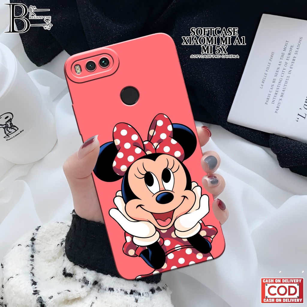 Case Xiaomi Mi A1 (Mi 5X) - Fashion Case  Lucu - Casing Xiaomi Mi A1 (Mi 5X) - Silikon Pro Camera - 