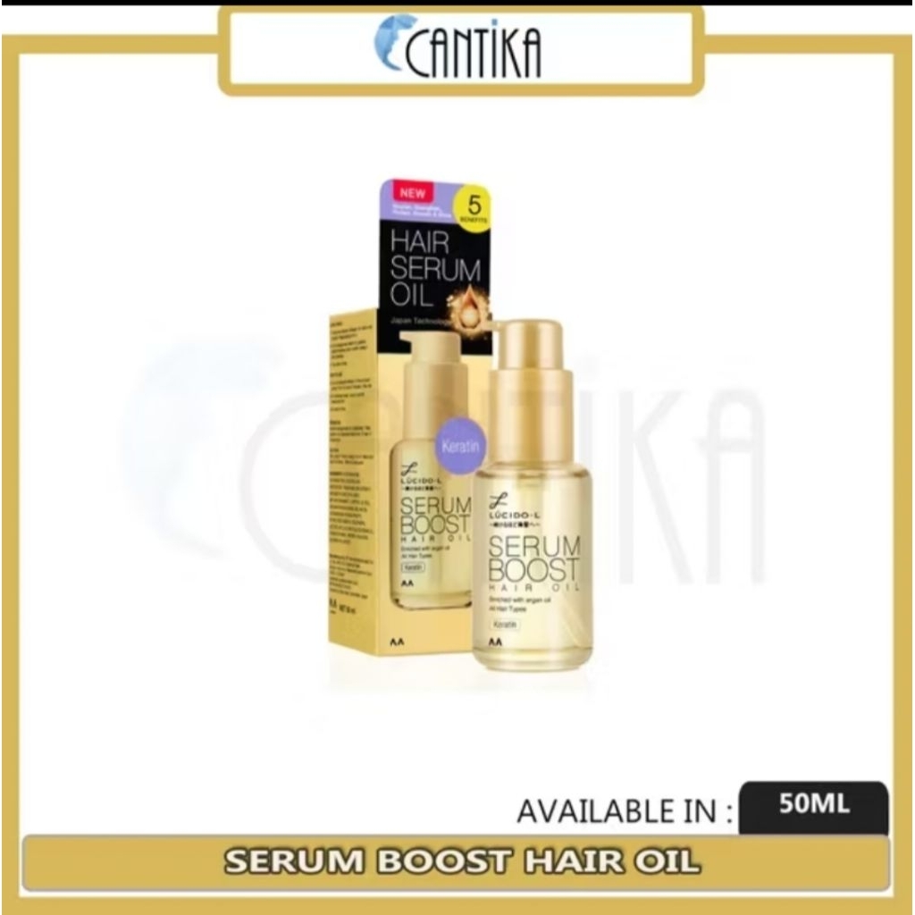 LUCIDO- L SERUM BOOST HAIR OIL KERATIN