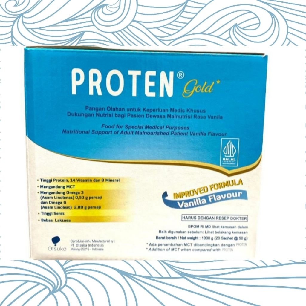 PROTEN GOLD Formula Lengkap Rasa Vanilla dan Coklat