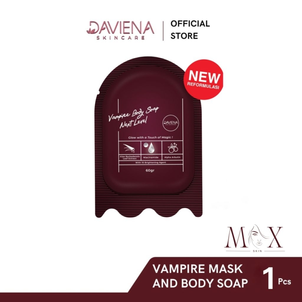 DAVIENA SKINCARE - Vampire Next Level Body Soap | Sabun Batang