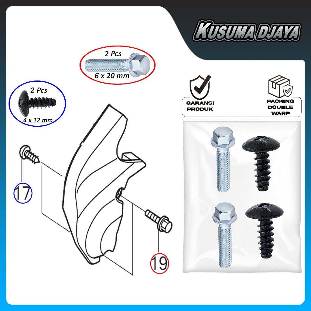 BAUD BAUT COVER CVT SET BEAT SCOOPY VARIO 110 FI 2012 - 2014
