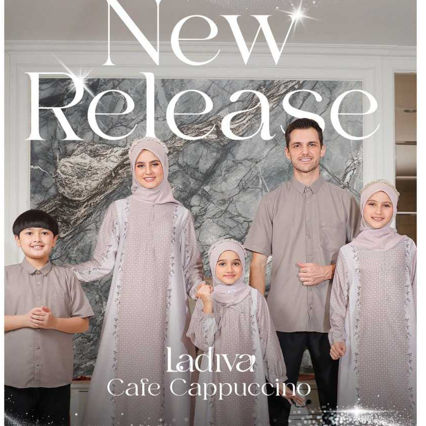 Sarimbit Ethica Ladiva Cafe Cappuccino/Kagumi47/KagumiKids47/Kahfi414/KahfiKids312