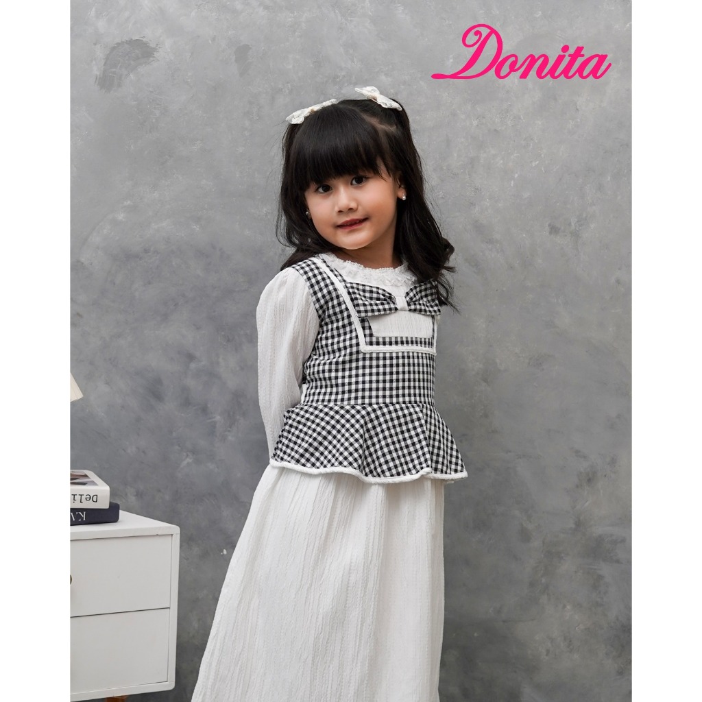 BAJU MUSLIM ANAK PEREMPUAN BRAND DONITA  8I 663