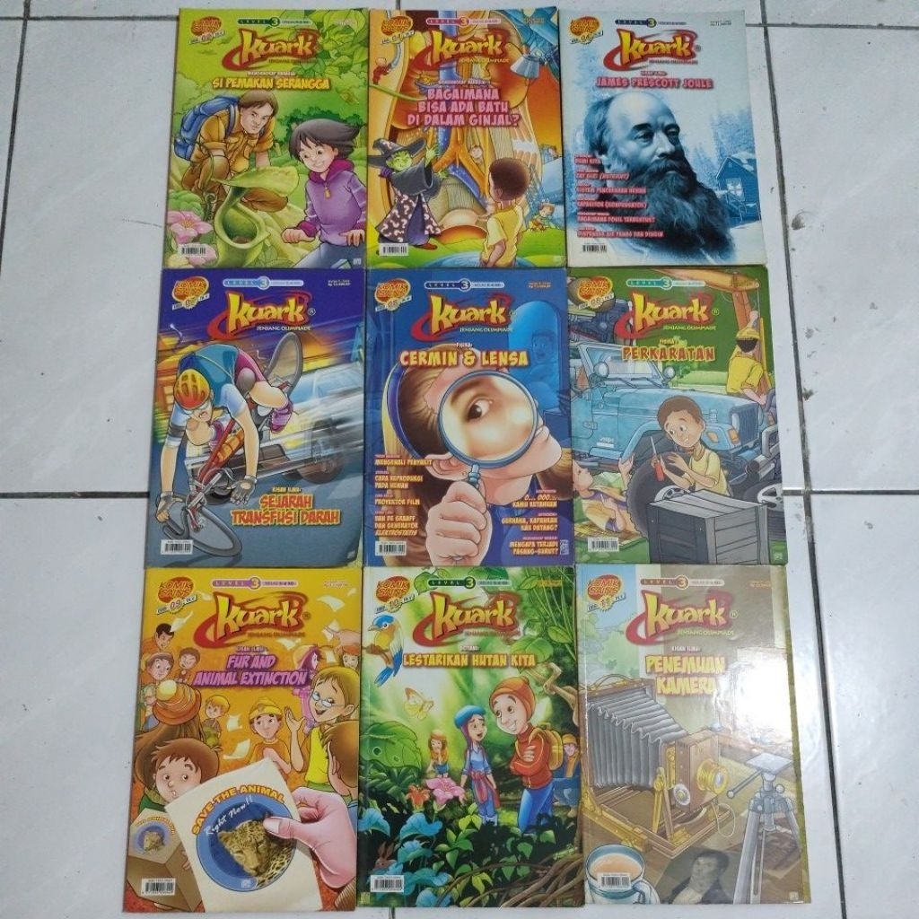 [PRELOVED] Komik Sains Kuark Level 3 (Kelas 5-6 SD)