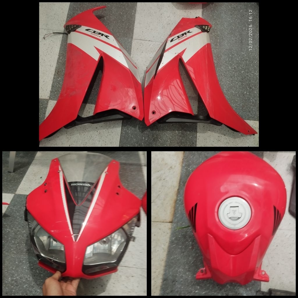 cover bodi fairing set honda cbr 150r k45a lokal mata dua non led cbr 150 k45 middel original
