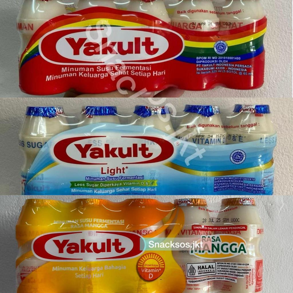 YAKULT ORIGINAL | YAKULT LIGHT / YAKULT MANGO - YAKUL - YAKULT ORIGINAL  per Pcs