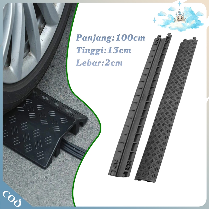 -100cm- Duct Kabel PVC Duct Kabel Karet Duct Pelindung Kabel Untuk Tahan Aus Dan Melindungi Kabel