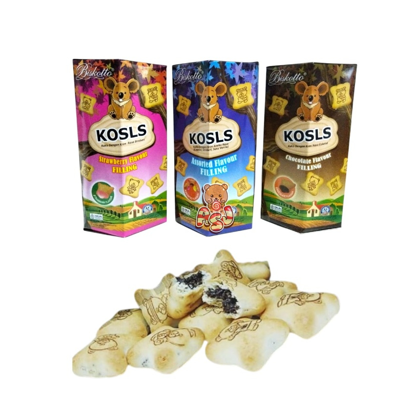 BISKOTTO KOSLS BEAR COOKIES 200GR (RANDOM)