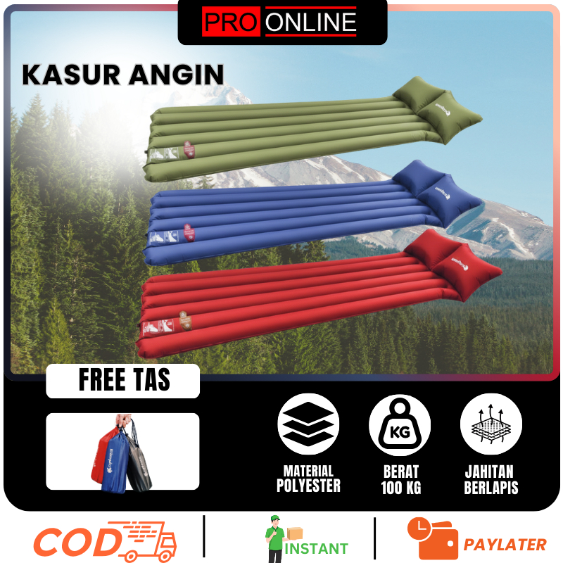Matras Angin/Matras Air/Matras Camping/Matras travel/Matras Tidur/Matrtas Otomatis/Matras Outdoor