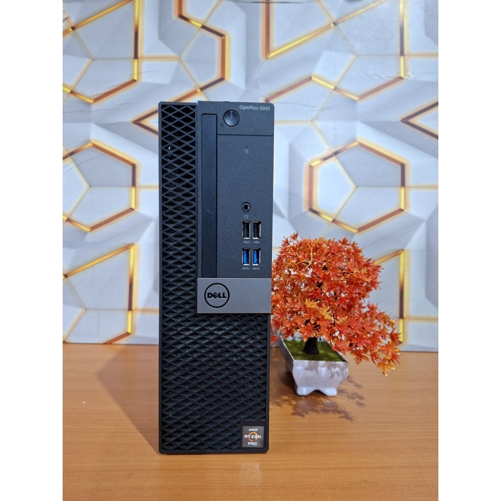 OBRAL PC DELL OPTIPLEX 5055 AMD RYZEN 5 2400G RAM 8GB SSD 256GB MULUS LIKE NEW