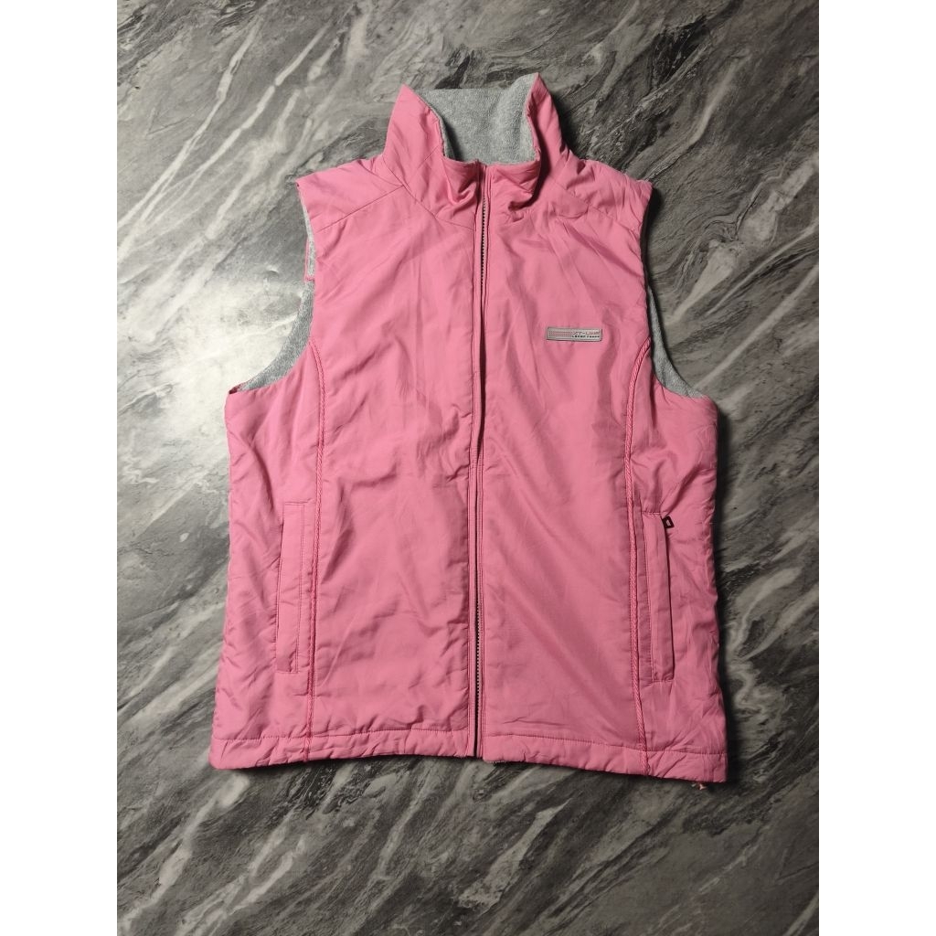 Jaket Lecaf vest Reversible Outdoor Windbreaker Hiking Sport Motoran Branded