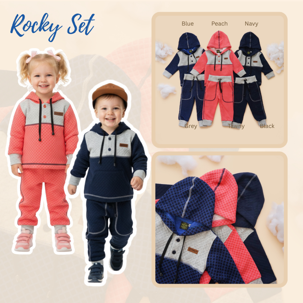 Setelan Anak Olahraga Tracksuit Training Rocky Set