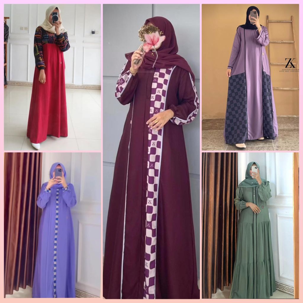 Dress Zakiyah Kaftan Terbaru