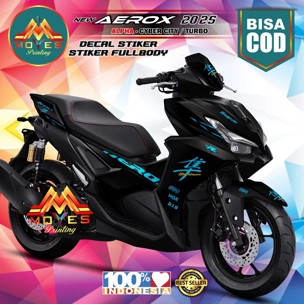 Tahan Lama Decal Aerox Alpha Full Body Stiker Aerox CX 2025 Keren Striping Aerox Alpha Cx 2025 Varia