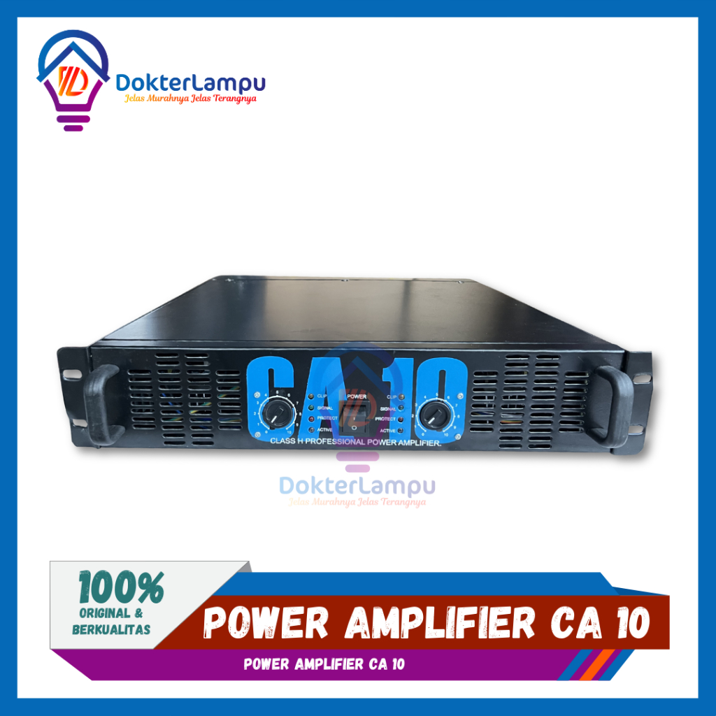 POWER AMPLIFIER RAKITAN CA 10 RUMAHAN