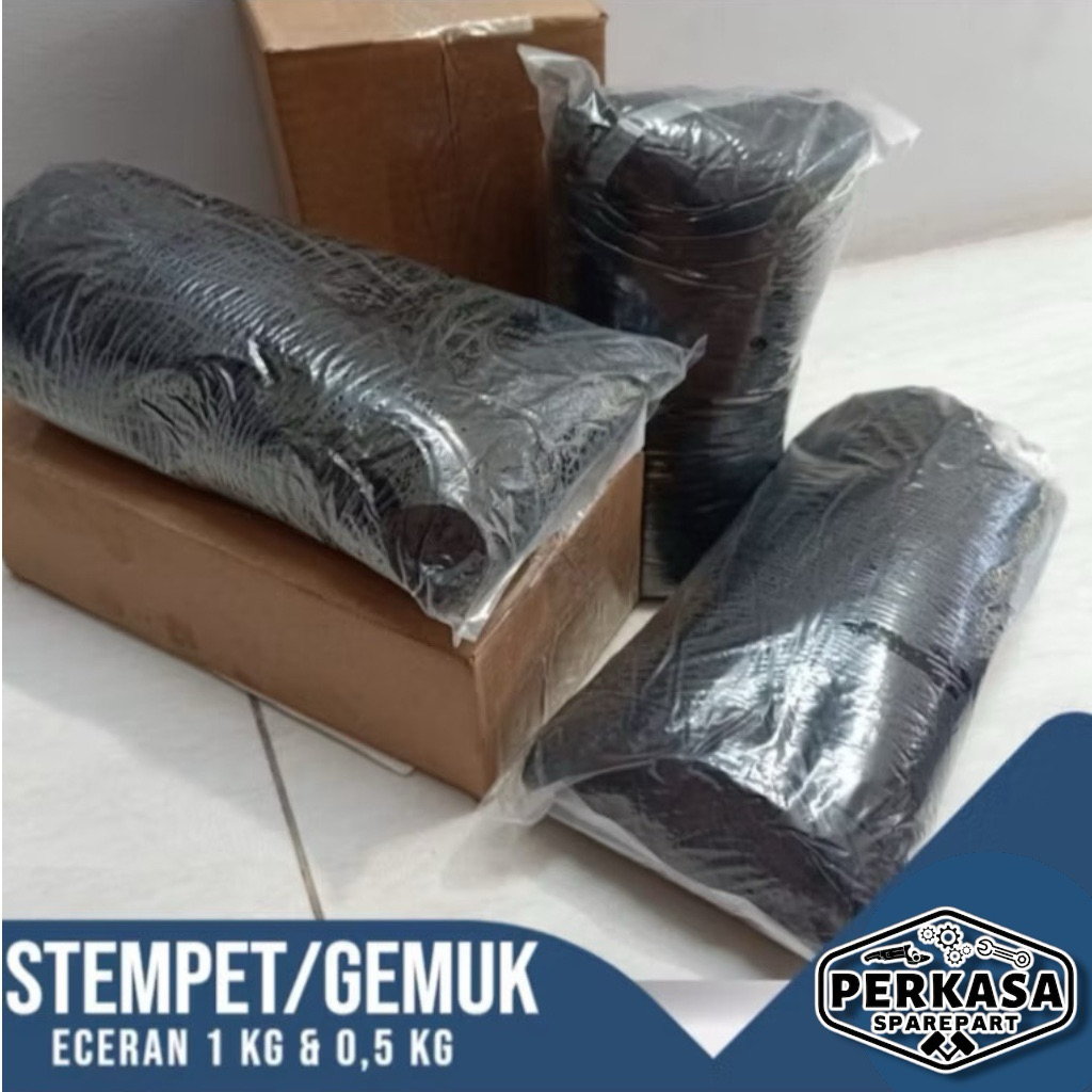 Pelumas Panjat Pinang / Stempet / Grease / Gemuk Kiloan 1kg dan 500 Gram ( Warna Hitam )