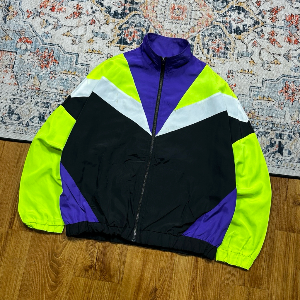 FOREVER 21 COLORBLOCK JACKET SECOND