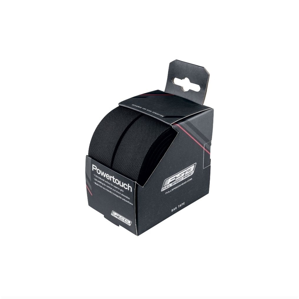 Bar Tape FSA Powertouch Black - Dropbar Tape Sepeda Road Fixie Gravel
