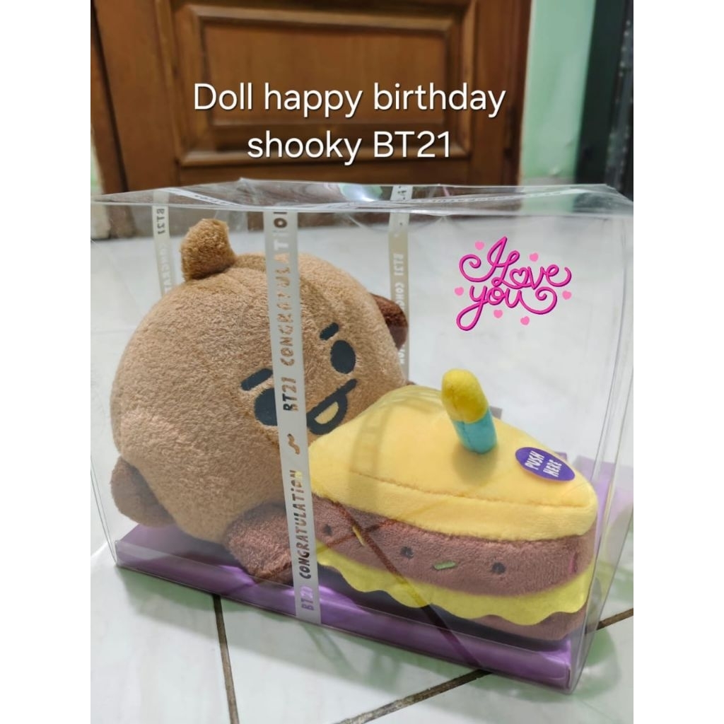 doll BT21 shooky happy birthday