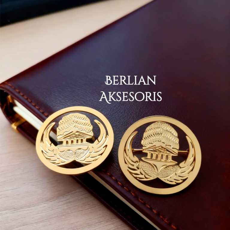 Pin Korpri PREMIUM Anti Karat Lapis Emas (( Magnet / Peniti )) Dua Model