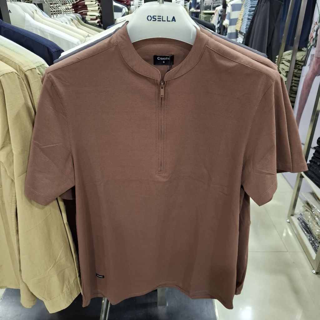 Osella Baju Kaos Tshirt kerah koko Lengan Pendek Pria Dewasa Original
