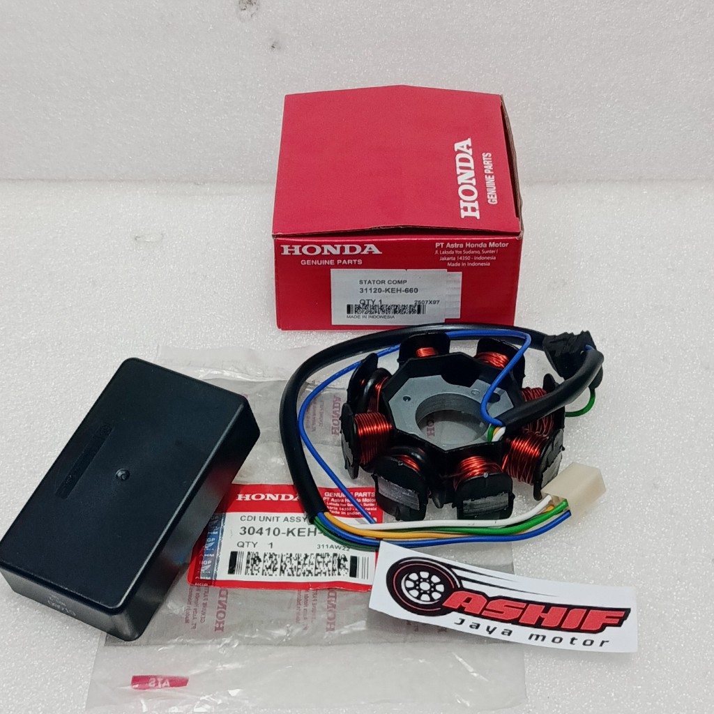 PAKET PENGAPIAN 2 ITEM SPULL SPUL ASSY SET CDI GL PRO MAX NEOTECH MEGA PRO OLD HIU PRIMUS ADVANCE KE
