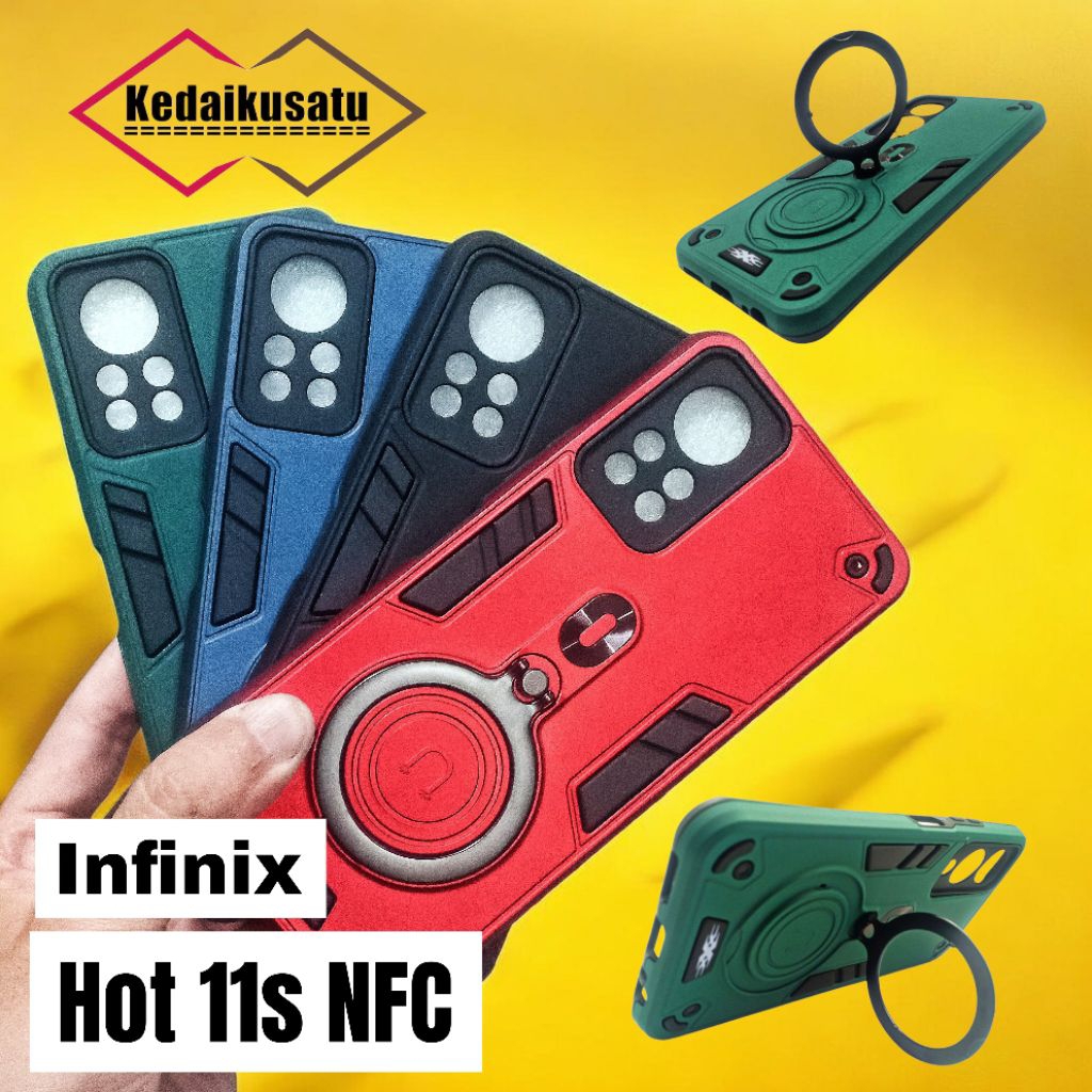 Infinix Hot 11s NFC Case Robot Ring Procamera Infinix Hot 11s NFC