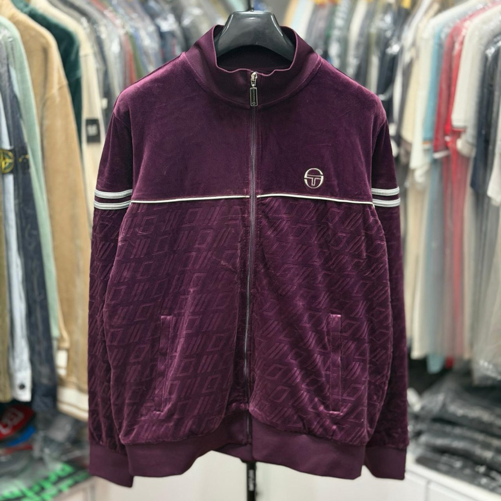 Tracktop Sergio Tacchini Bandiera Potent Purple  Brand New Without Tags 100% Original  Size : L ( 70