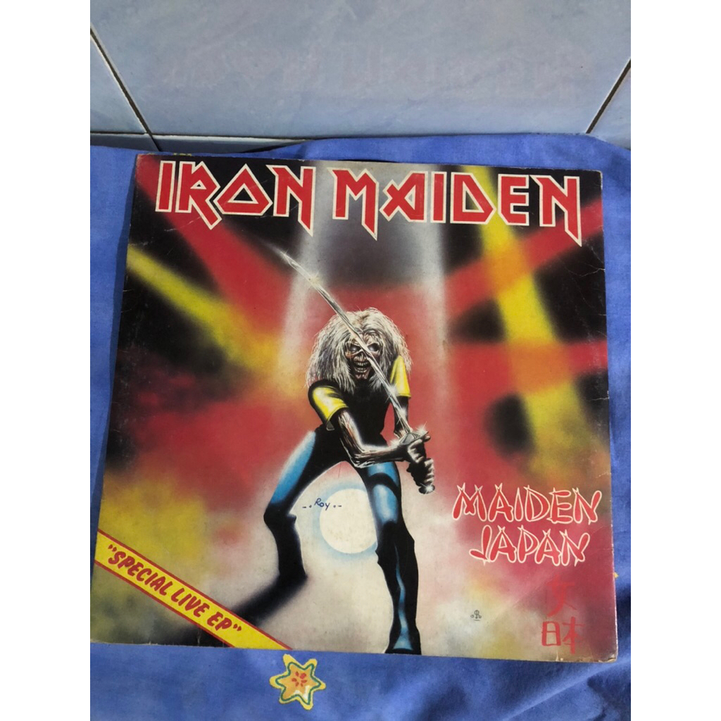 vinyl / piringan hitam iron maiden - maiden in japan