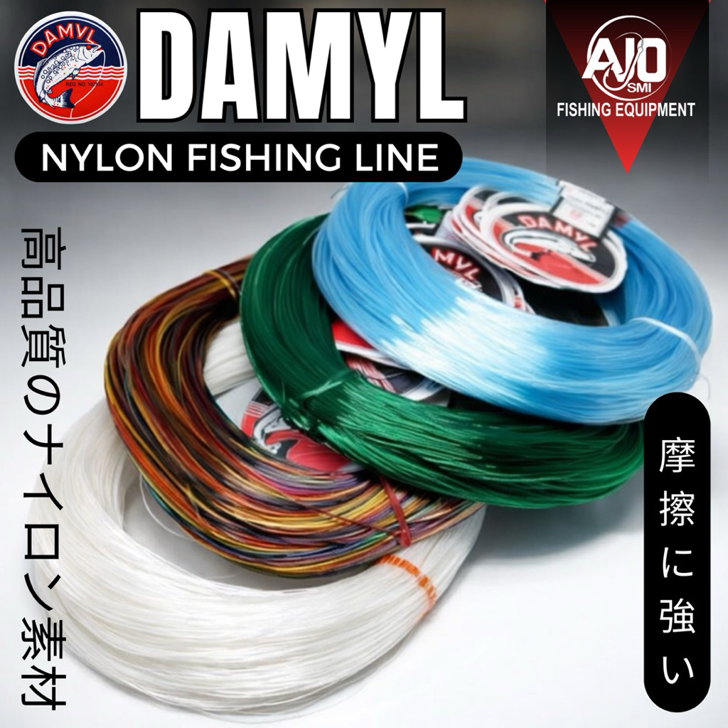 Senar Pancing Damyl – Kuat, Anti Keriting & Tahan Gesekan 40Lbs - 200Lbs