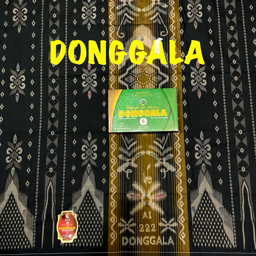 Sarung Donggala original Donggala hitamLebaran 2026