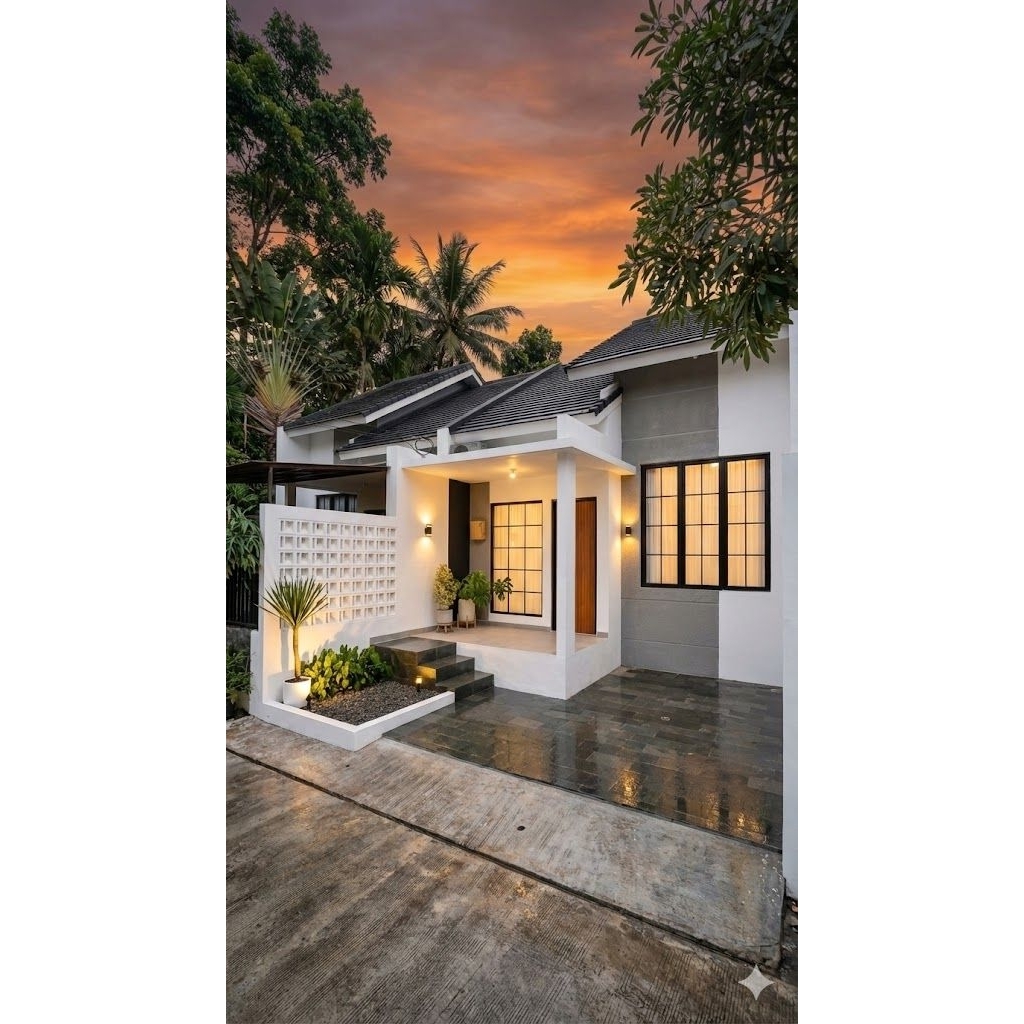 Desain rumah 1 lantai